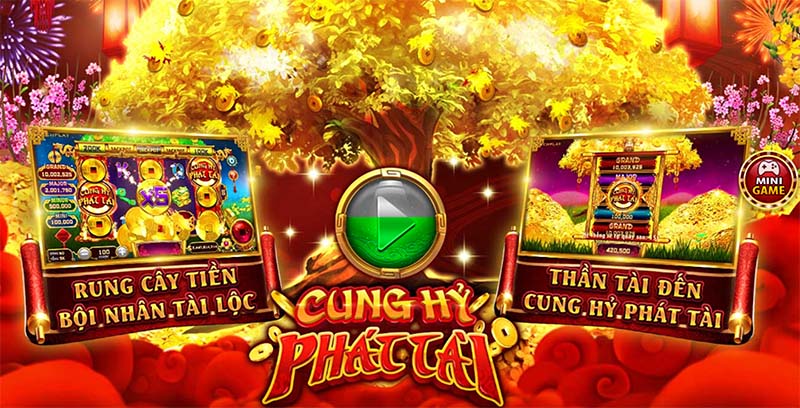 Cung Hỷ Phát Tài là một trong những trò chơi Slots hấp dẫn tại cổng game mibet