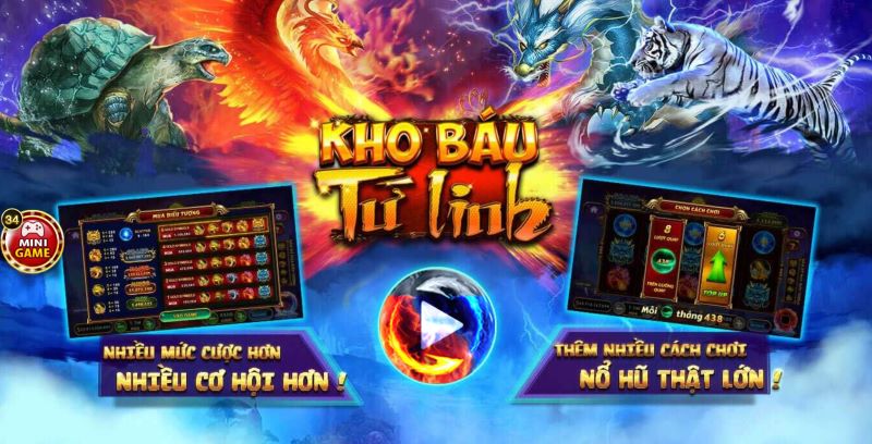 Tìm hiểu về game kho báu tứ linh mibet